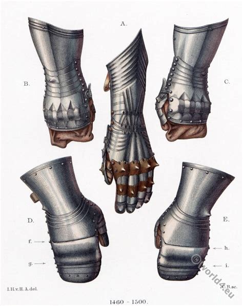 Iron Gloves Gauntlets From The Palace Of Count Törring Jettenbach