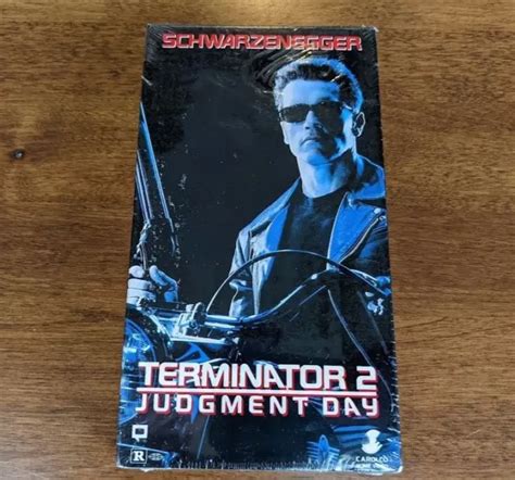 TERMINATOR 2 JUDGEMENT Day Arnold New Sealed VHS W Watermark MCA