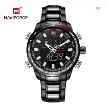 NAVIFORCE 9093 BBW Military Sports Watches Men Luxury Top Brand Digital