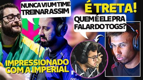 Novo Coach Da Imperial Impressionado Com Treino Do Fallen Khtex Farpa