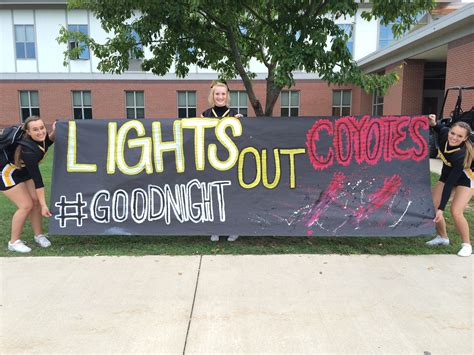 Football Run Through Banner By Tri County Cheerleaders Cheer Signs