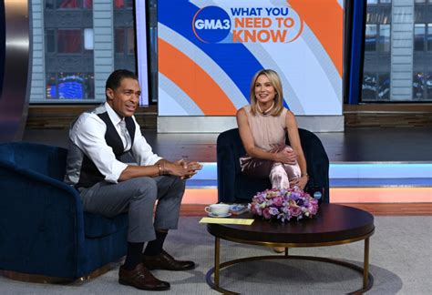 T J Holmes Amy Robach Talk Relationship Gma On Podcast Debut