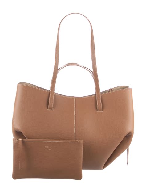 Pol Ne Cyme Mini Tote Bag Brown Totes Handbags Wplne The