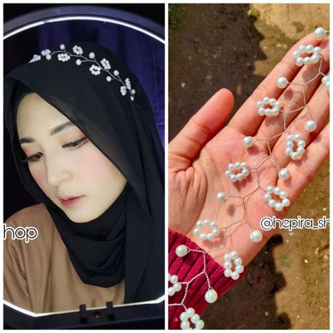 Jual Headpiece Mutiara Headpiece Hijab Khusus Yang Beli Dengan Jumlah