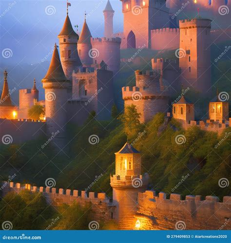 1599 Mystical Enchanted Castle A Mystical And Enchanting Background