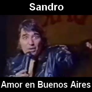 Sandro Amor En Buenos Aires Acordes D Canciones