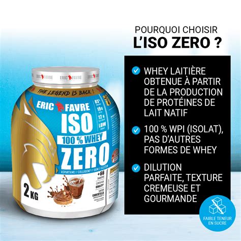 ISO ZERO Sachet Unidose Saveur Choco Intense Eric Favre