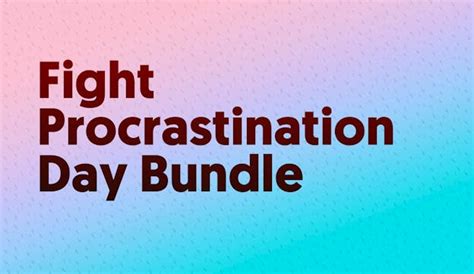 Fight Procrastination Day PLR Bundle - Get 41 Done-For-You Brandable Coaching Resources. Save 21 ...