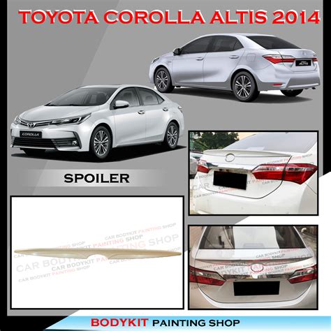 Toyota Corolla Altis Sport Style Spoiler Rear Trunk Spoiler