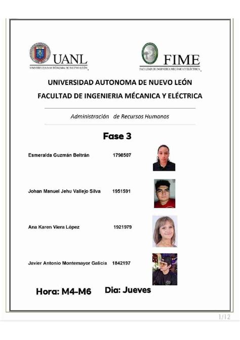 Fase3 Equipo 4 M4 Administración De Recursos Humanos Studocu