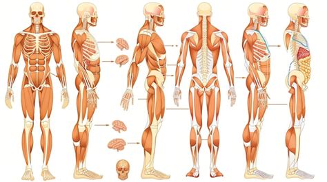 Premium Photo | Diagram of human anatomy showing the muscular system ...