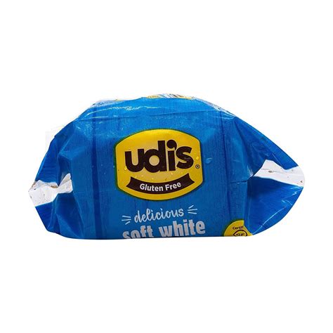 Udis Gluten Free Delicious Soft White Sandwich Bread Sliced 12 Oz Loaf