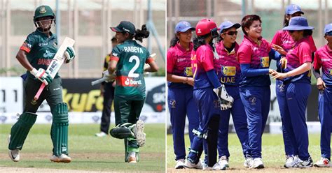 ACC Womens Emerging Teams Asia Cup 2023 Bangladesh A Women Vs UAE