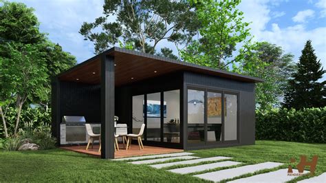 Cabin House Design And 3d Rendering Behance