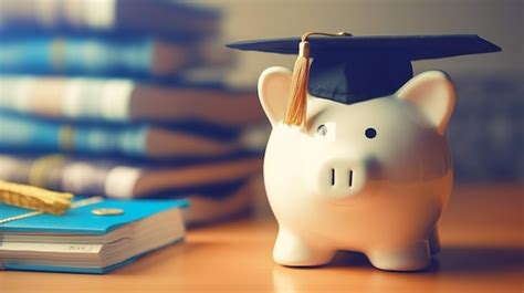 Premium Photo Image Of Piggy Bank With Graduation Hat