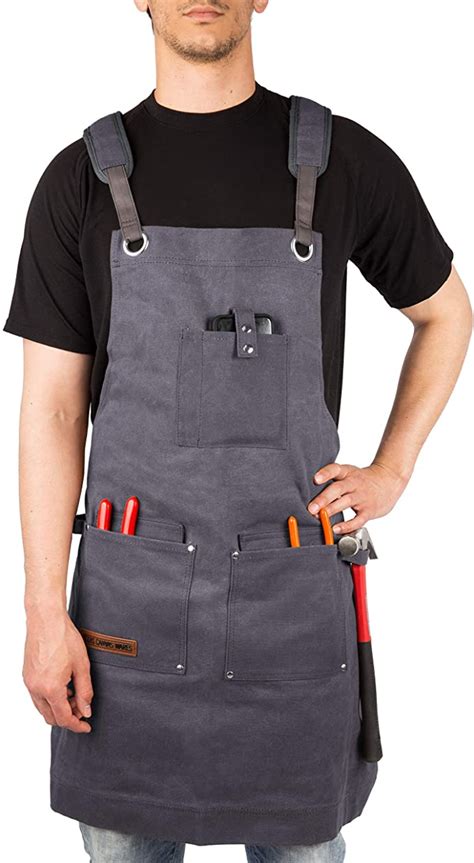 Texas Canvas Tool Apron Cell Phone Strap Work Aprons Leather Apron