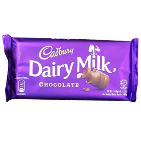 Cadbury Dairy Milk Chocolate, Packaging Type: Packet, 165 g at ₹ 279 ...