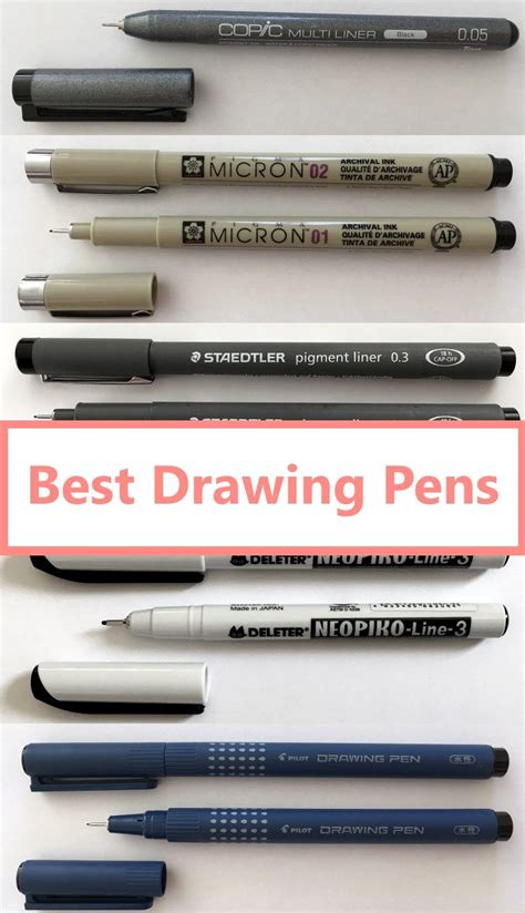 My Recommended Technical Pens Fineliners For Drawing Artofit