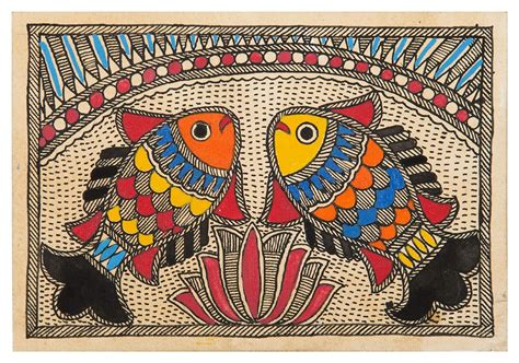 Madhubani Painting Fish