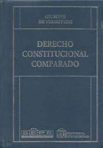 Libro Derecho Constitucional Comparado 9789506793777 De Vergottini