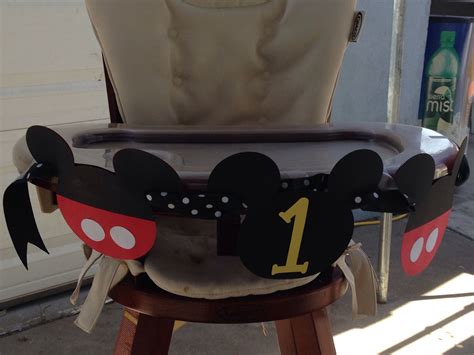 Banner I Made For My Sons First Birthday Using The Mickey And Friends Cricut Cartridge Cricut