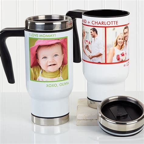 Personalized Photo Commuter Travel Mug Picture Perfect 1 Photo