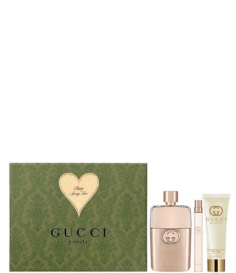 Gucci Womens 3 Piece Guilty Pour Femme Eau De Toilette Spring T Set