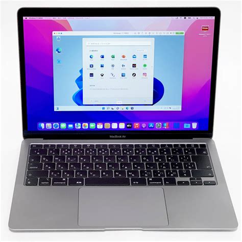 未使用に近い極美品 Macbook Air 2020 13インチ Core i5 クアッドコア 8GB 512GB Boot Camp