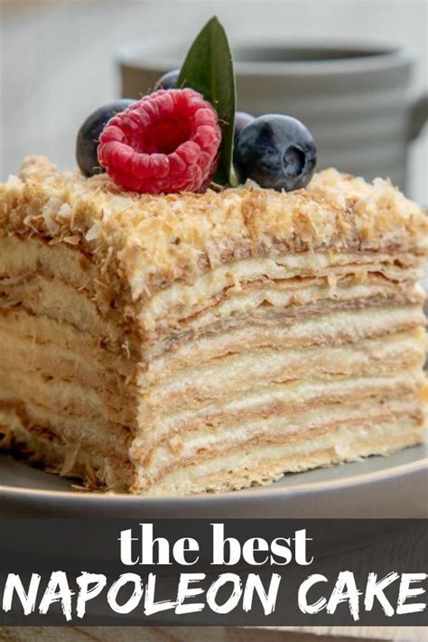 This Napoleon Cake comes out soft, moist and delicious! No more buying ...