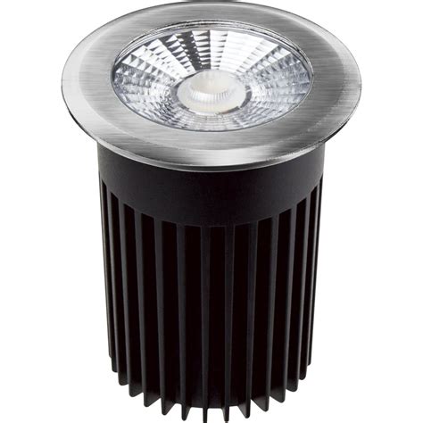 Embutido Solo Focus Alumínio LED 100mm 30W Ip67 Bivolt 3 000k 30 Inox