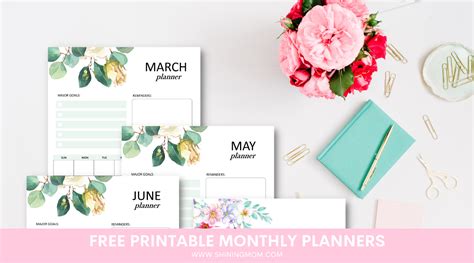 Monthly Planners | Download Everything for Free!