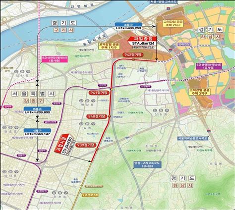 지하철 9호선 강동 고덕강일 연장 본격화대우·태영·한신 첫 삽