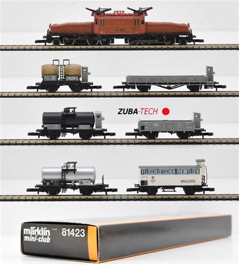 Märklin mini club Güterzug 7tlg Spur Z Kaufen auf Ricardo