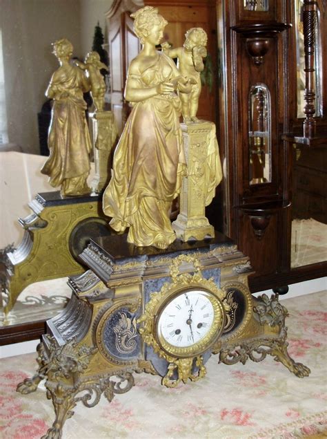 Antique French clock | French clock, Antique clocks, Clock