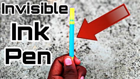 How To Make Invisible Ink Pen At Home Easy Way Youtube