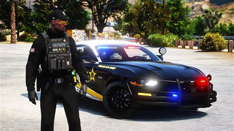 Police Mustang Stops Bmw For Being Annoying In Diverse Roleplay Gta