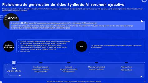 ¿cómo Synthesia Ai Crea Vídeos Impresionantes Ppt Y Pdf Gratuitos