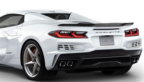 New Spoiler Extension Added To 2024 Corvette E Ray Build And Price