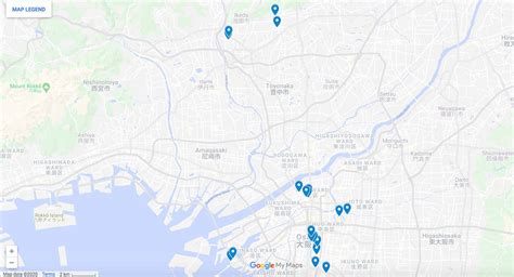 Osaka Neighborhood Map