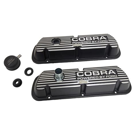 Ford Racing Aluminum Valve Covers M 6582 A Ford Small Block V8 Black Wrinkle Ebay