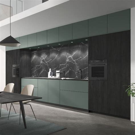 Durf Kleur Te Bekennen Met Deze Luxe Keuken Uitgevoerd In Fenix Green