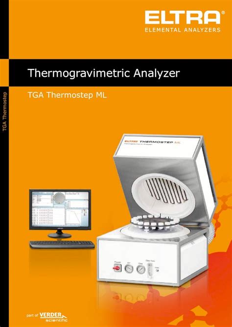 Pdf Thermogravimetric Analyzerastm Compliant Working With Tga