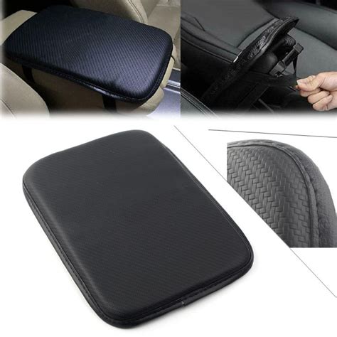 Carbon Fiber Universal Auto Accessories Armrest Pad Cover Center