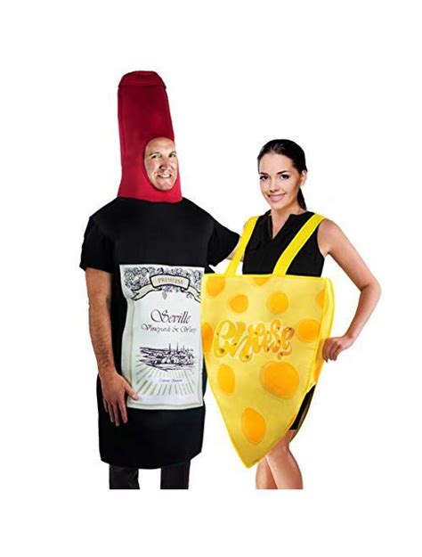 Buy Tigerdoe Couples Costumes Wine And Cheese Costume Funny Adult