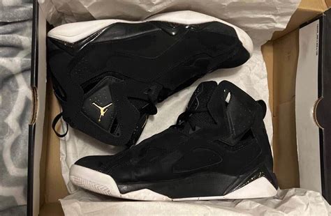 Nike Jordan True Flight Black Blackmetallic Gold B Gem