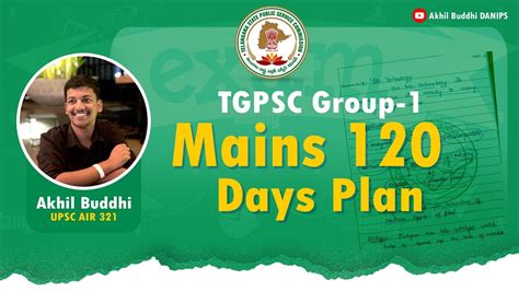 TGPSC Group 1 Mains 120 Days Plan Prelims Cut Off Answer Writing