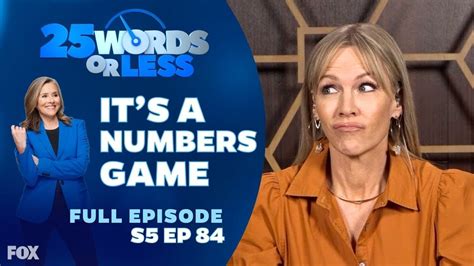 Ep 84 Its A Numbers Game 25 Words Or Less Game Show Full Episode