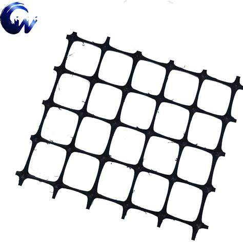 Chuangwan Road Construction Material Pp Pet Biaxial Geogrid For Soil