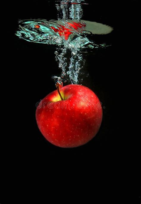 Apple Falling Into Water Red Apple Falling Into Water Ad Falling