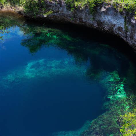 El Parque Nacional Del Gran Agujero Azul En Belice Es Famoso Por Su